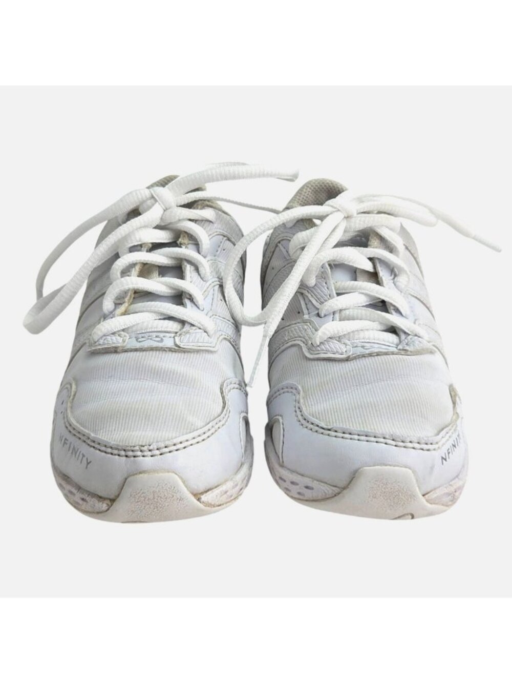 Nfinity Rival 2 White Cheer Running Shoes Y13 Synthetic Upper Lightweight